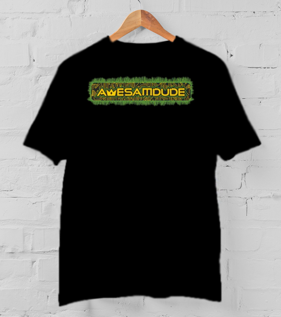 Awesamdude Circuit Green Circuitry T-Shirt