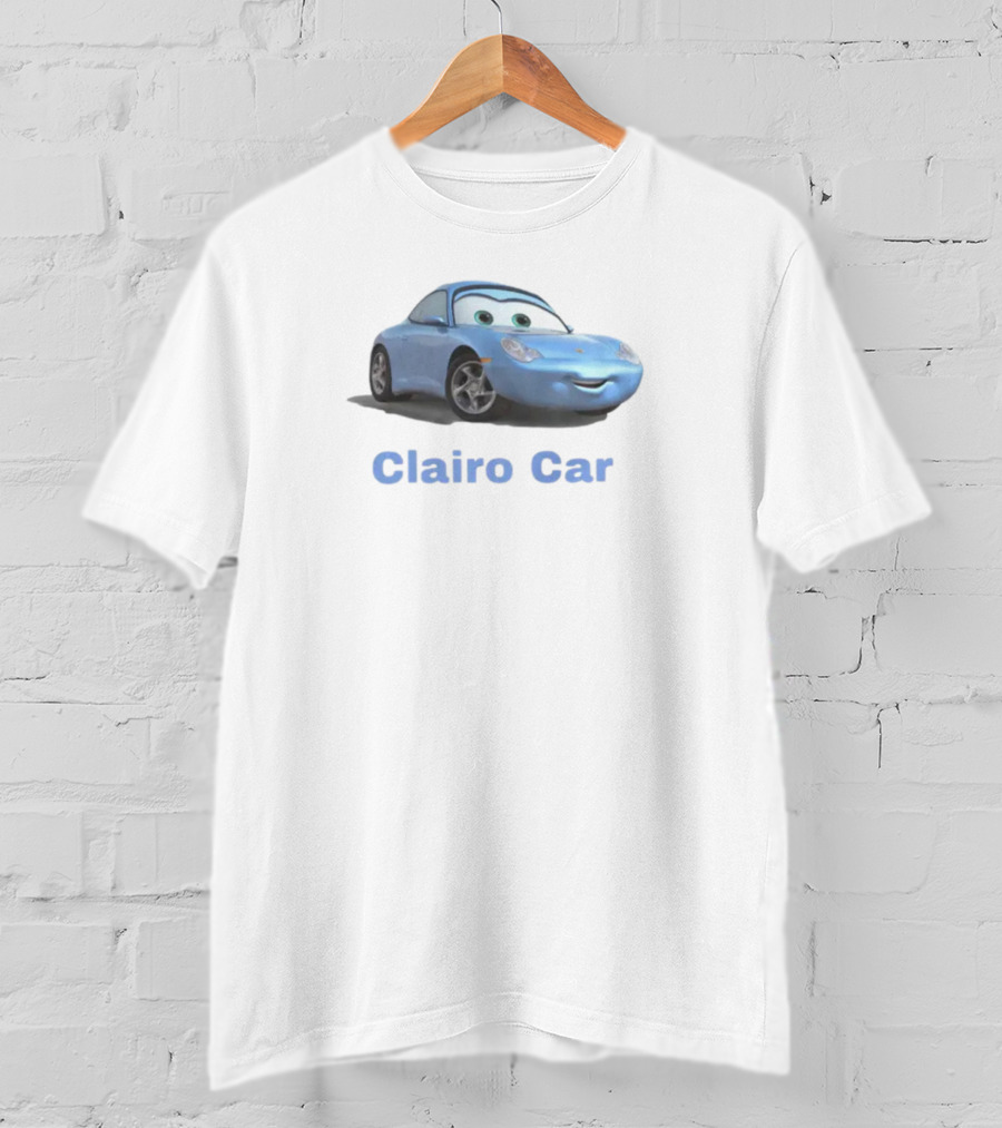 Clairo Car Pixar-Inspired Character Image T-Shirt