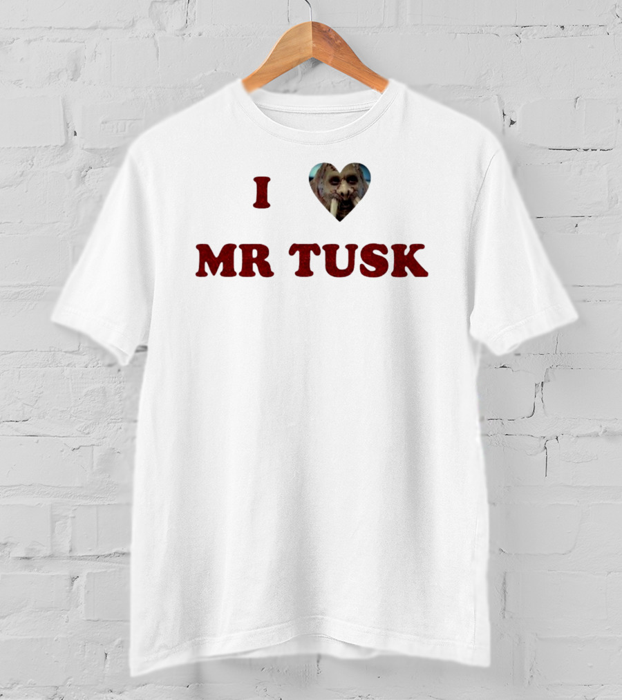 I Heart Mr Tusk Walrus Face T-Shirt