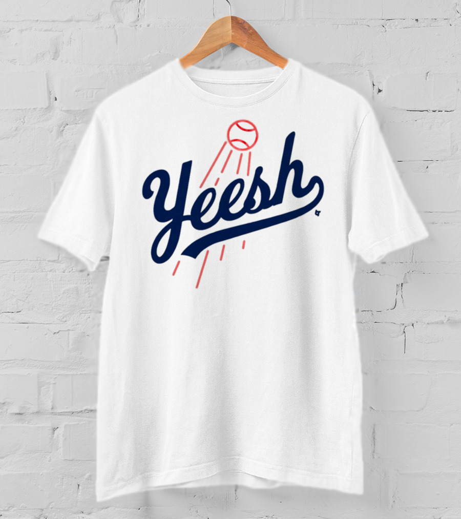 Yeesh Baseball Los Angeles Dodgers Inspired T-Shirt