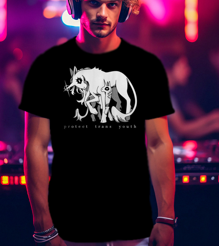Protect Trans Youth Unicorn Support T-Shirt