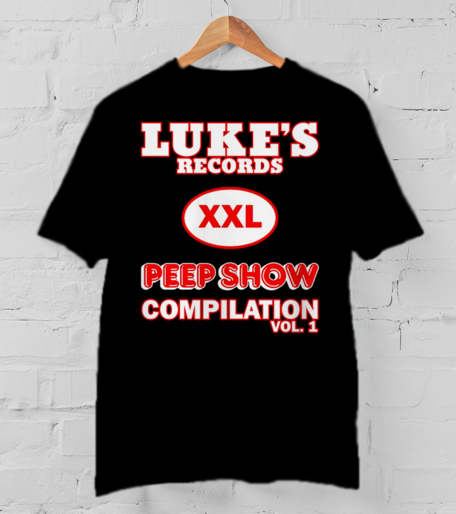 Luke's Records Xxl Peep Show Compilation Vol 1 T-Shirt