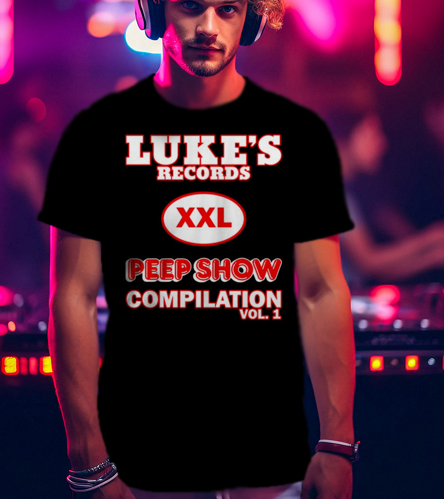 Luke's Records Xxl Peep Show Compilation Vol 1 T-Shirt