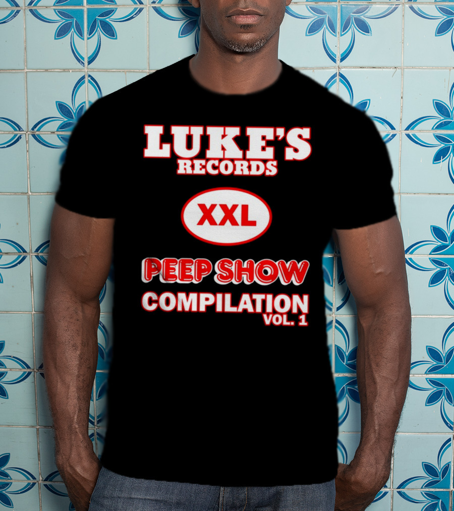 Luke's Records Xxl Peep Show Compilation Vol 1 T-Shirt
