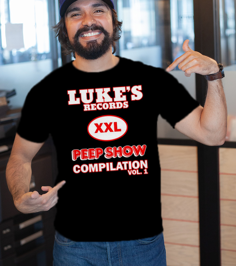 Luke's Records Xxl Peep Show Compilation Vol 1 T-Shirt