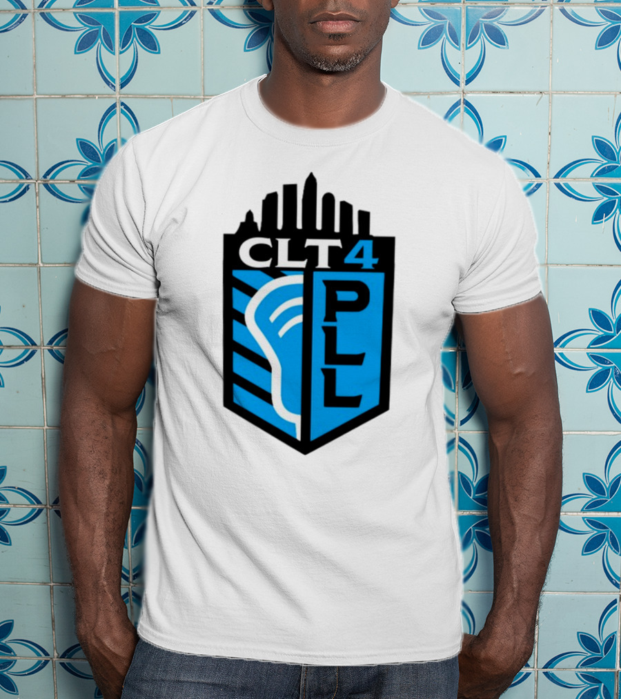 Premier Lacrosse League CLT 4 Logo PLL T-Shirt