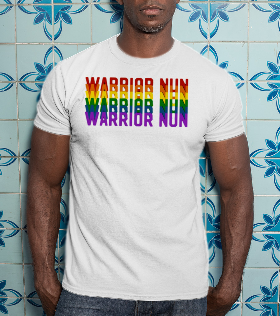 Warrior Nun Pride Rainbow Reflection Save T-Shirt