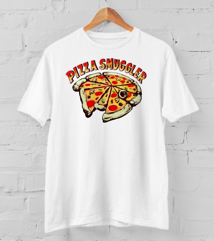 Pizza Smuggler Slices Comic T-Shirt