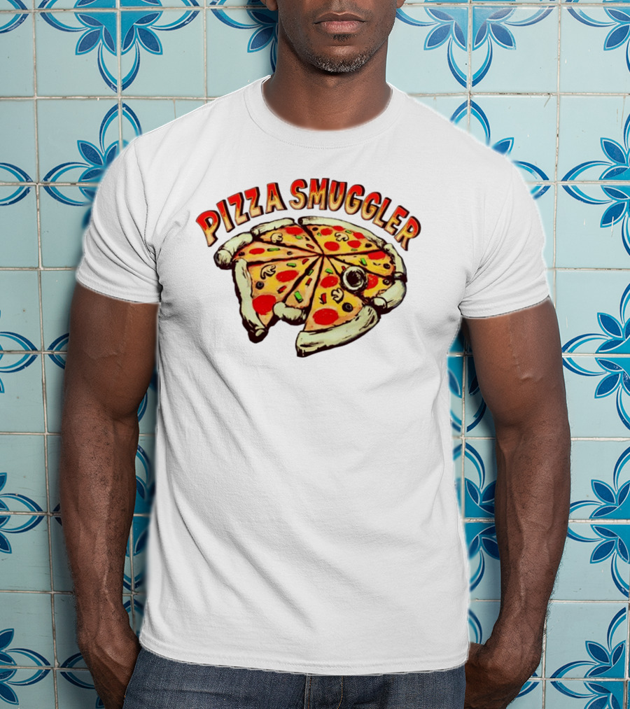 Pizza Smuggler Slices Comic T-Shirt