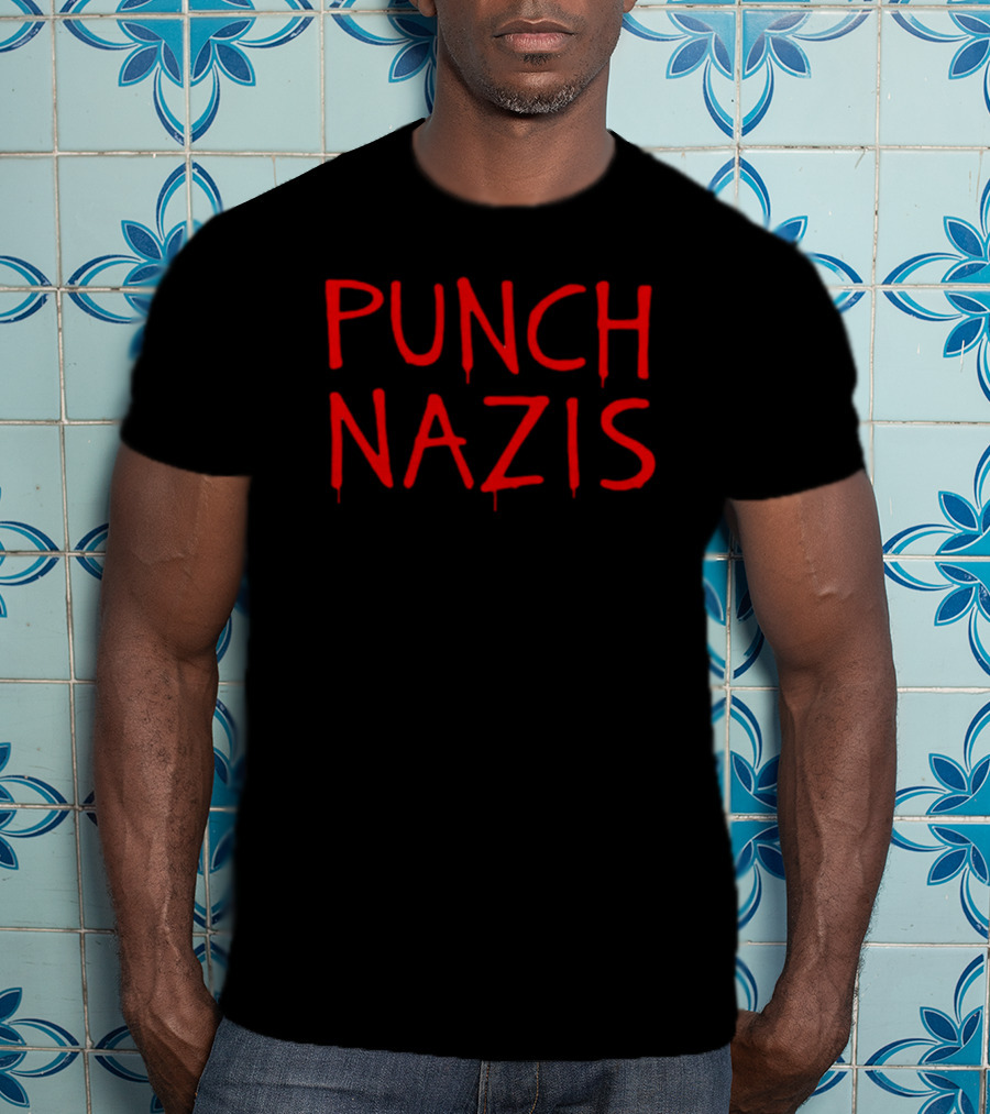 Punch Nazis Rob Sheridan T-Shirt