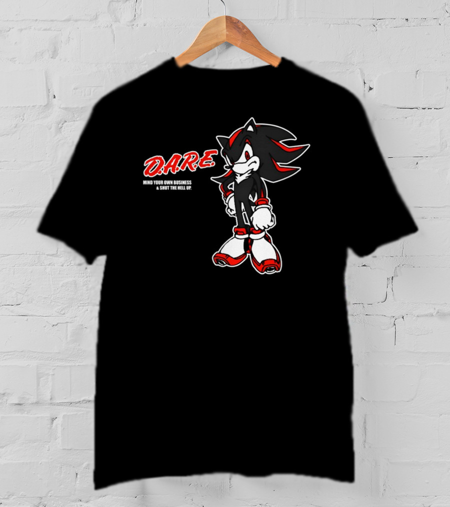 D.A.R.E. Mamono Darehog Mind Your Own Business And Shut The Hell Up T-Shirt