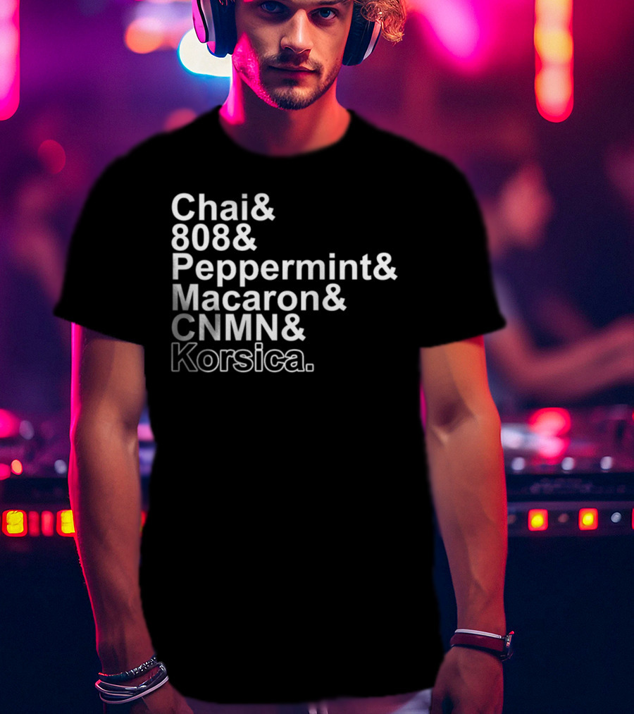 Chai 808 Peppermint Macaron CNMN Korsica T-Shirt
