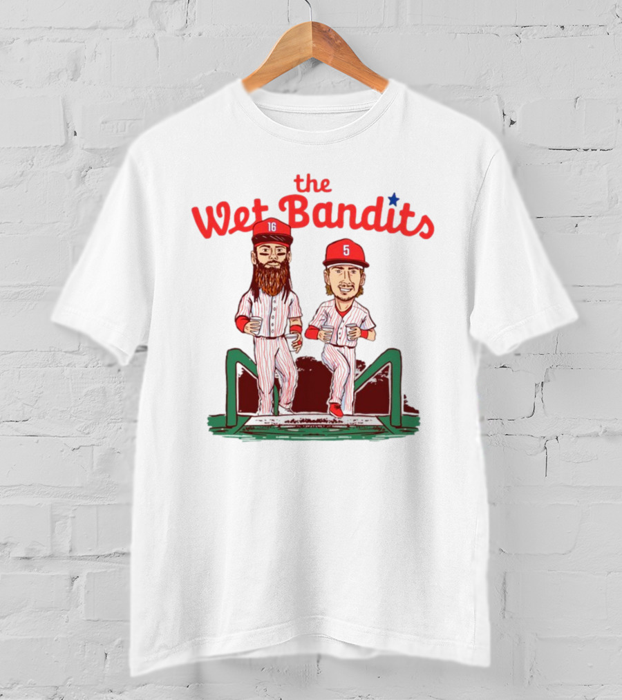 The Wet Bandits Baseball Players 16 And 5 Duo T-Shirt