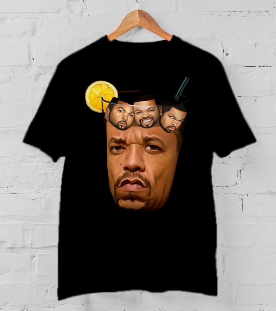 Teefury Got Ice Cube Ice-T Lemon Drink T-Shirt