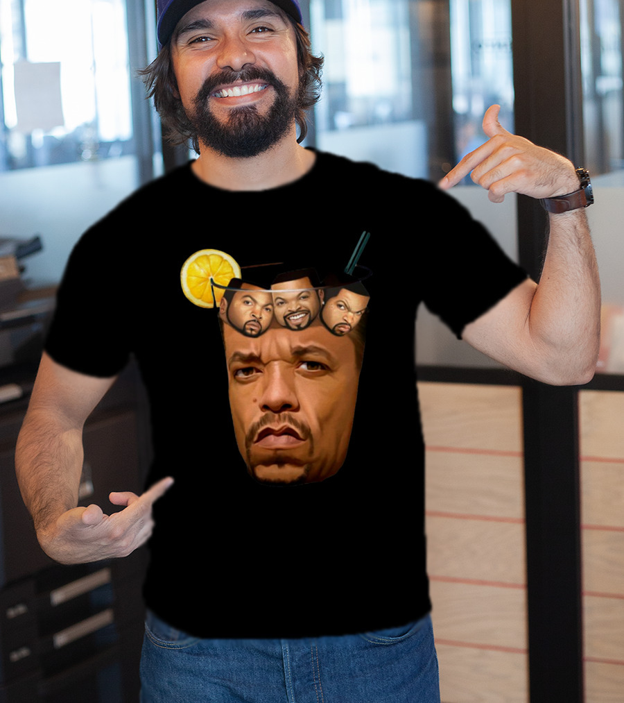 Teefury Got Ice Cube Ice-T Lemon Drink T-Shirt