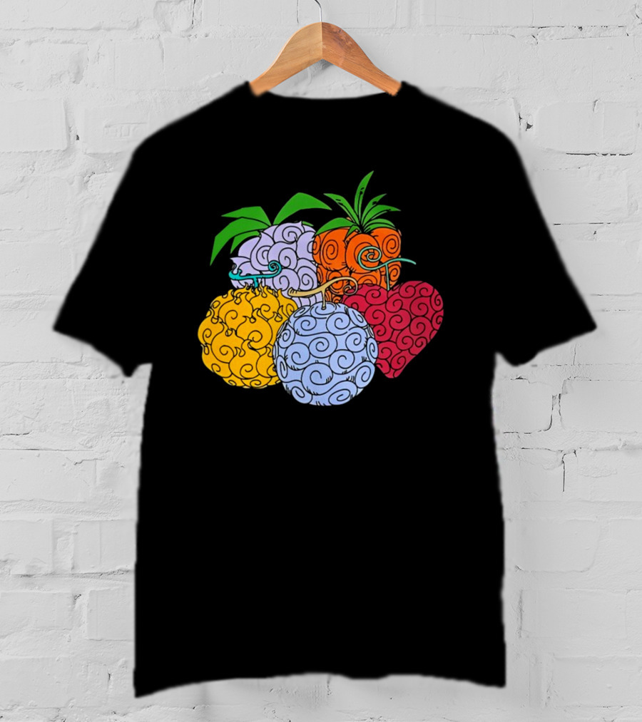 Crunchyroll One Piece Devil Fruits Colorful Collection T-Shirt