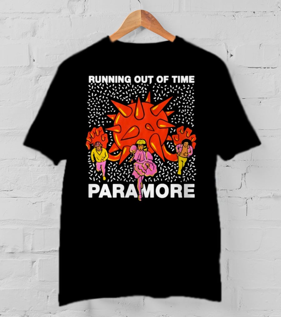 Running Out Of Time Paramore Bold Retro T-Shirt