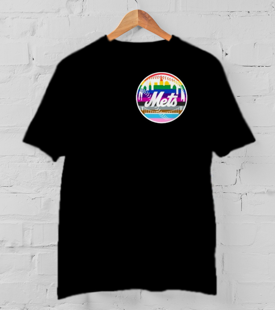 Tia Alex New York Mets Rainbow Pride T-Shirt