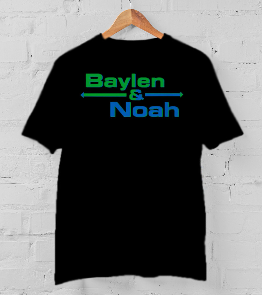 Baylenlevine Baylen And Noah Arrows Green Blue T-Shirt