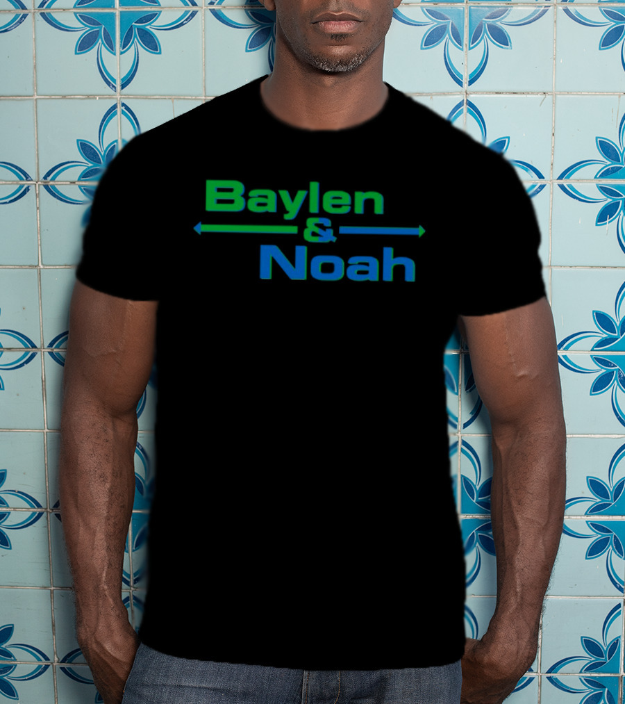 Baylenlevine Baylen And Noah Arrows Green Blue T-Shirt