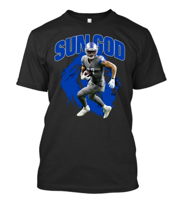 Prosportszone Amon Ra Sun God Football Lion T-Shirt