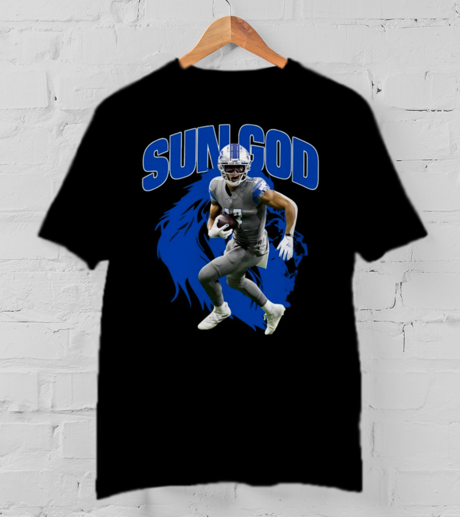 Prosportszone Amon Ra Sun God Football Lion T-Shirt