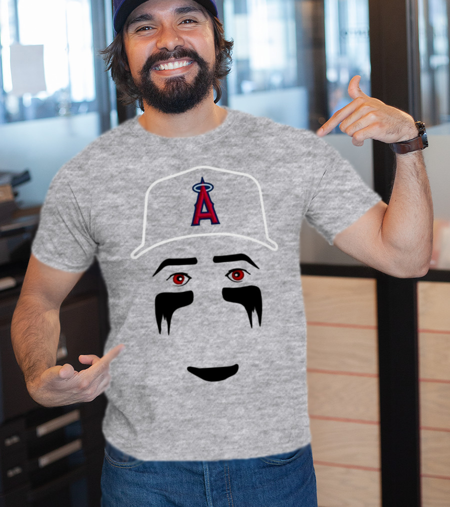 Rookie Maggie Neto Angels Creepy Red Eyes Dark Background Cap T-Shirt