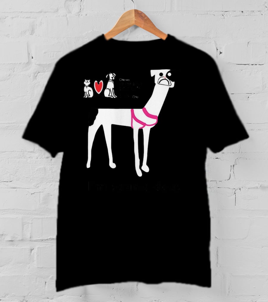 Ottawa Humane Society I'm Saving Dogs With Heart And Cartoon Dog T-Shirt