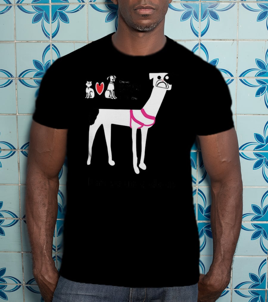 Ottawa Humane Society I'm Saving Dogs With Heart And Cartoon Dog T-Shirt
