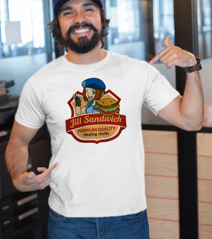 Jill Sandwich Healing Herbs Badge T-Shirt