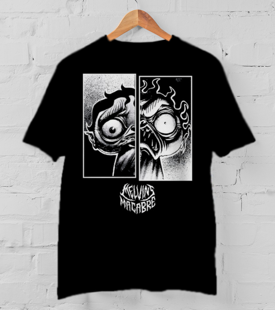 Melvin's Macabre Comic Horror Expression T-Shirt