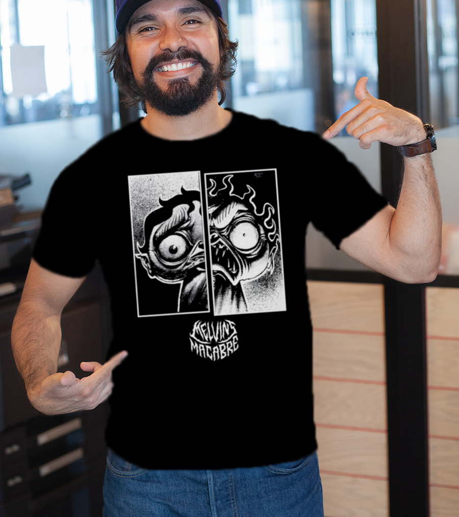 Melvin's Macabre Comic Horror Expression T-Shirt