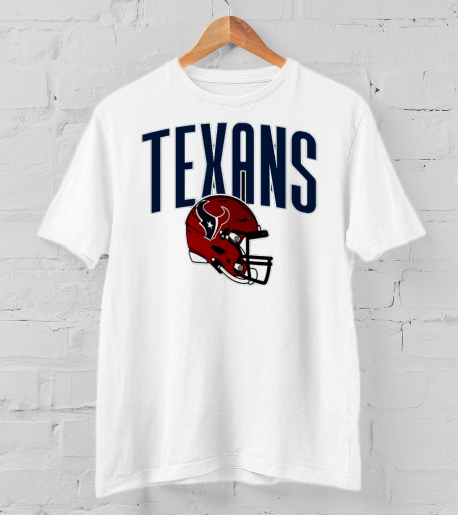 Texans Football Helmet T-Shirt