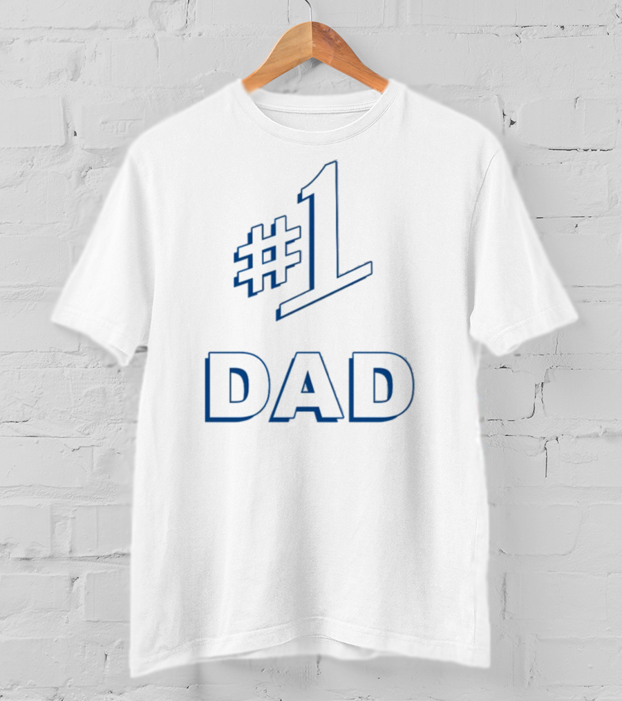 1 Dad Father's Day Gift Idea T-Shirt