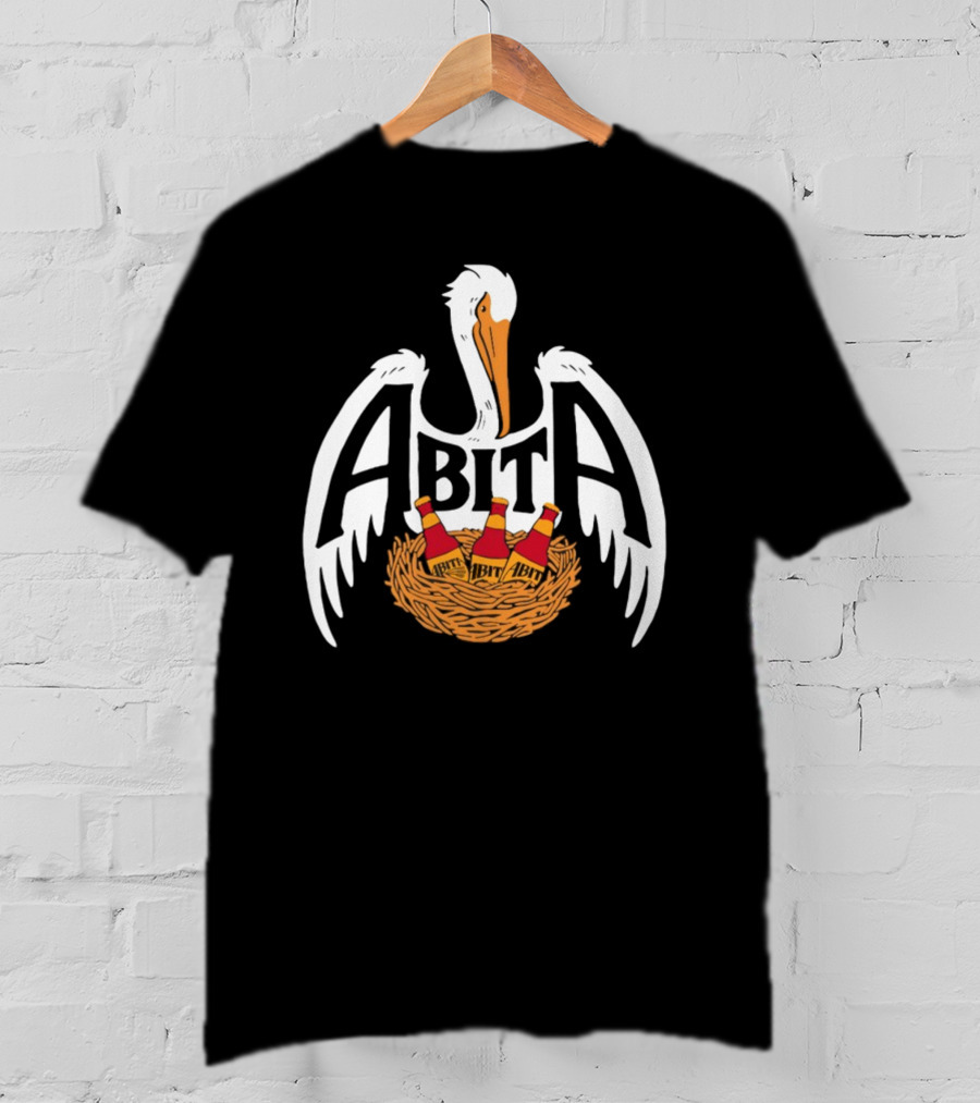 ABITA Pelican Nest With Bottles T-Shirt