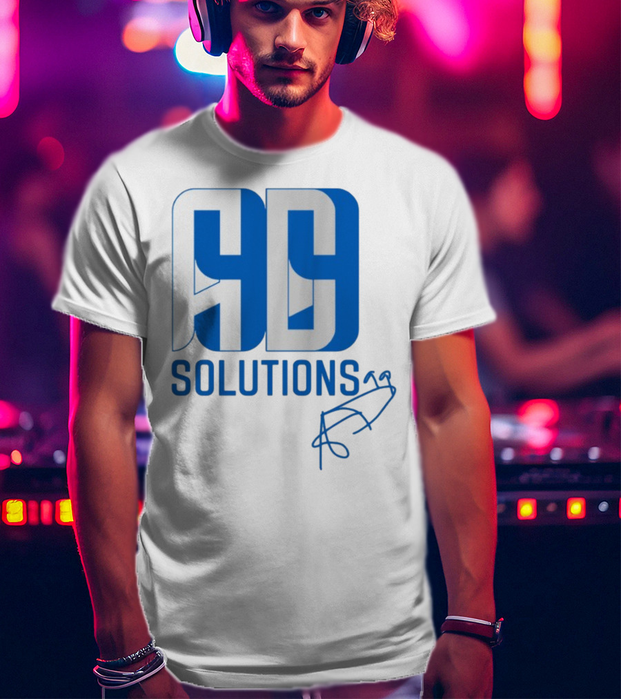 AD99 Solutions Aaron Donald Signature Autograph T-Shirt