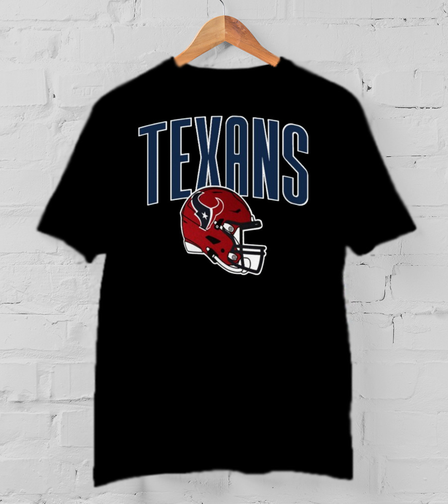 Texans Red Helmet NFL Team T-Shirt
