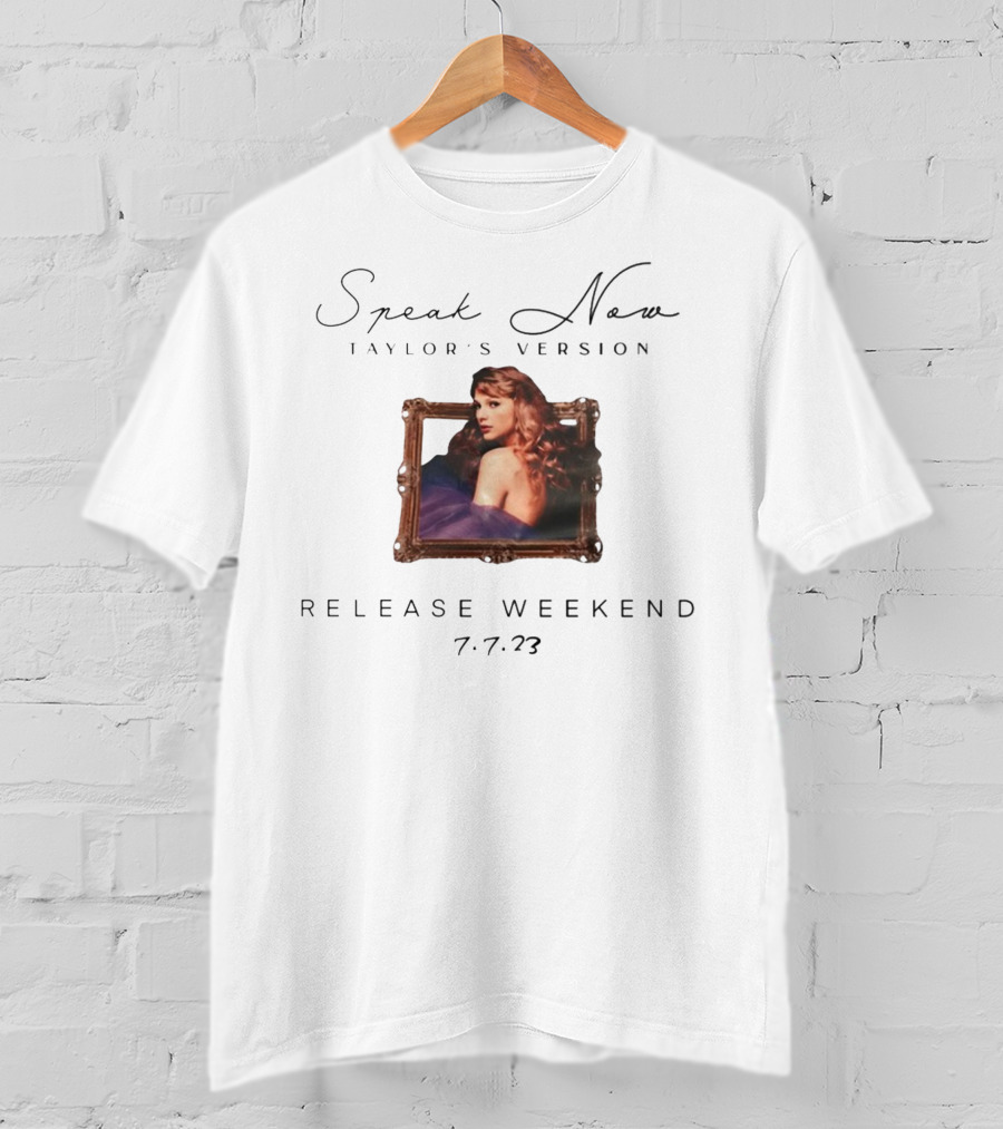 Speak Now Taylor's Version Release Weekend 7.7.23 T-Shirt