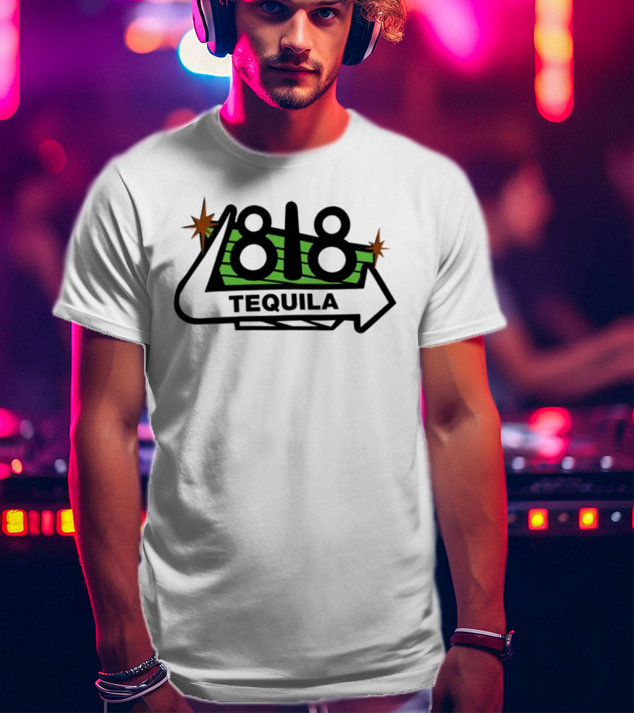 818 Tequila Logo With Stars And Arrow T-Shirt
