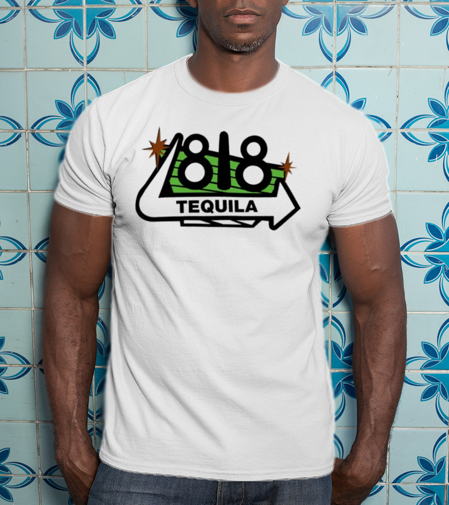 818 Tequila Logo With Stars And Arrow T-Shirt