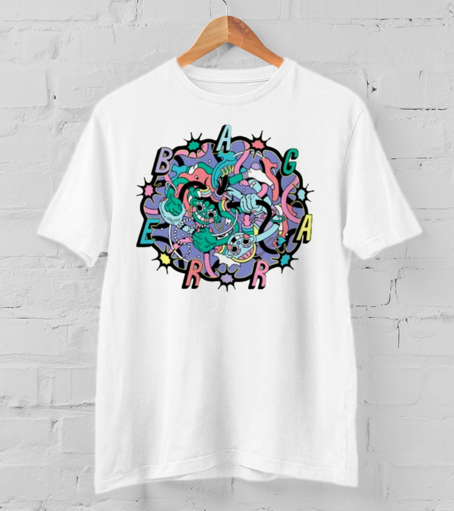 Gonia Bagarre Psychedelic Vibrant Creature T-Shirt