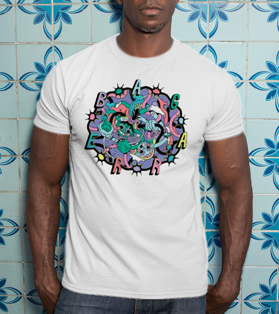 Gonia Bagarre Psychedelic Vibrant Creature T-Shirt