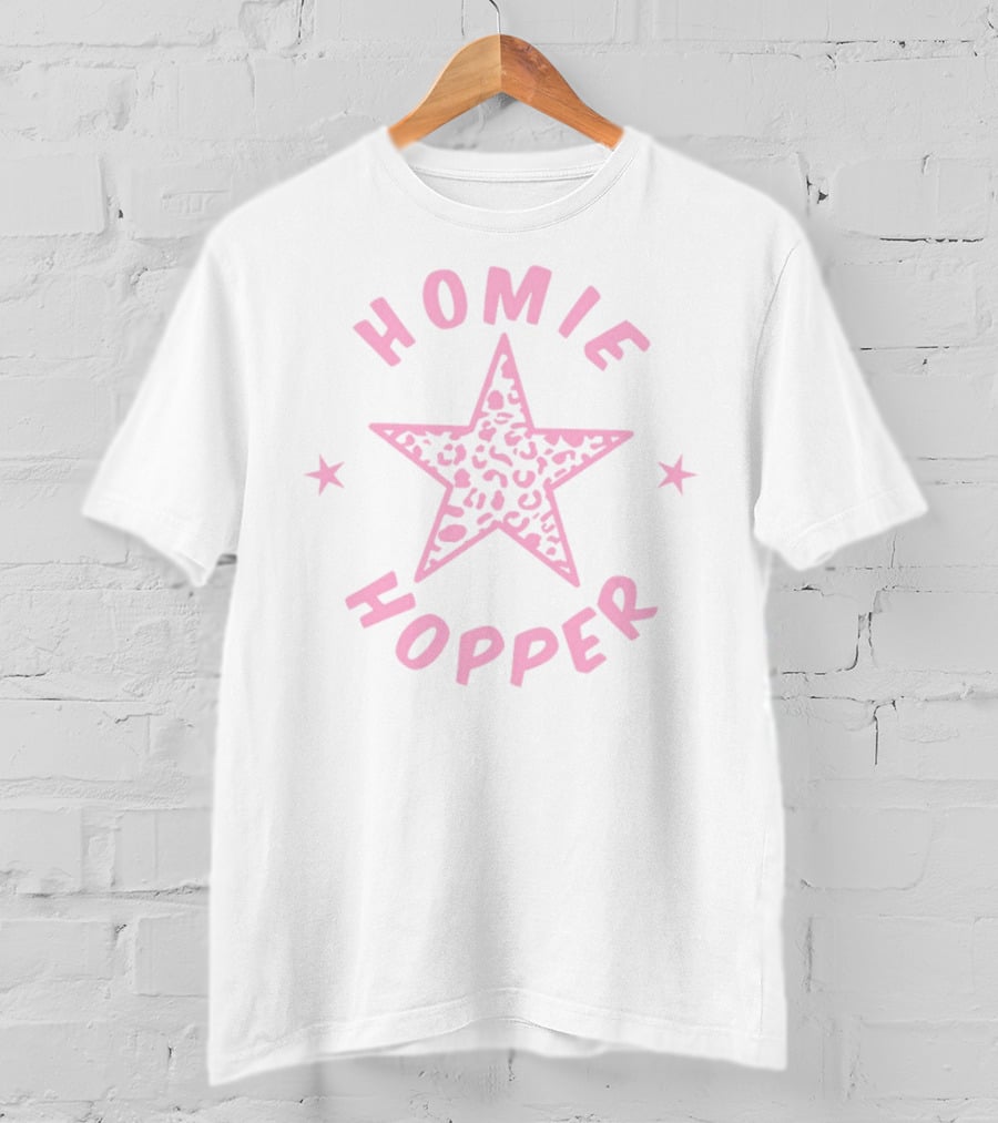 Homie Hopper Leopard Print Star T-Shirt