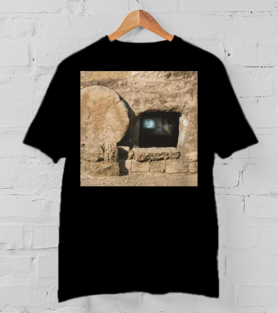 Reboot Van Cave With Stone Doorway And Tech Screen T-Shirt