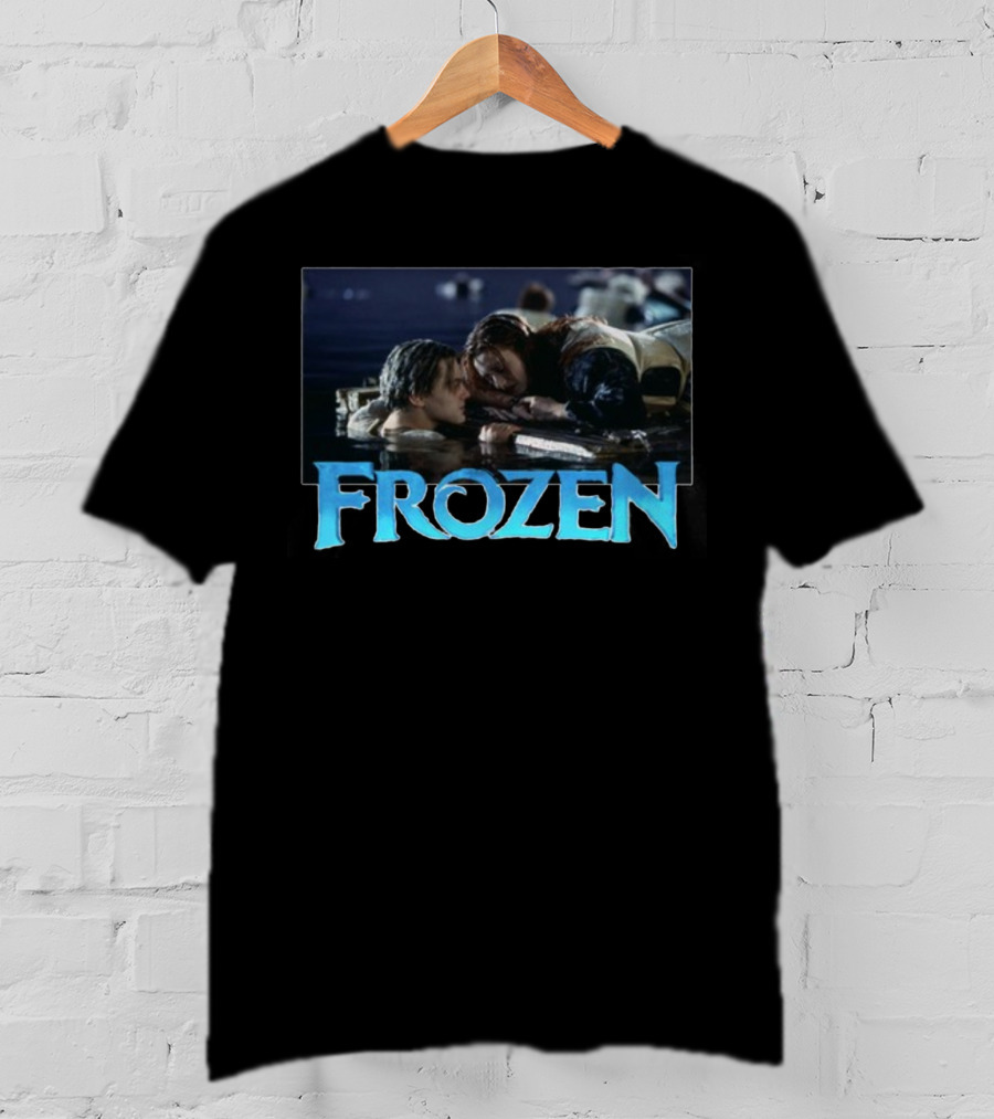 Rose Dewitt Bukater Frozen Ice Water Scene T-Shirt