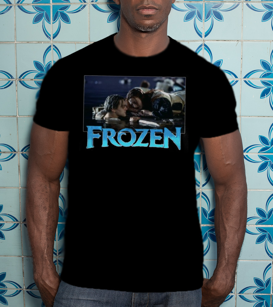Rose Dewitt Bukater Frozen Ice Water Scene T-Shirt