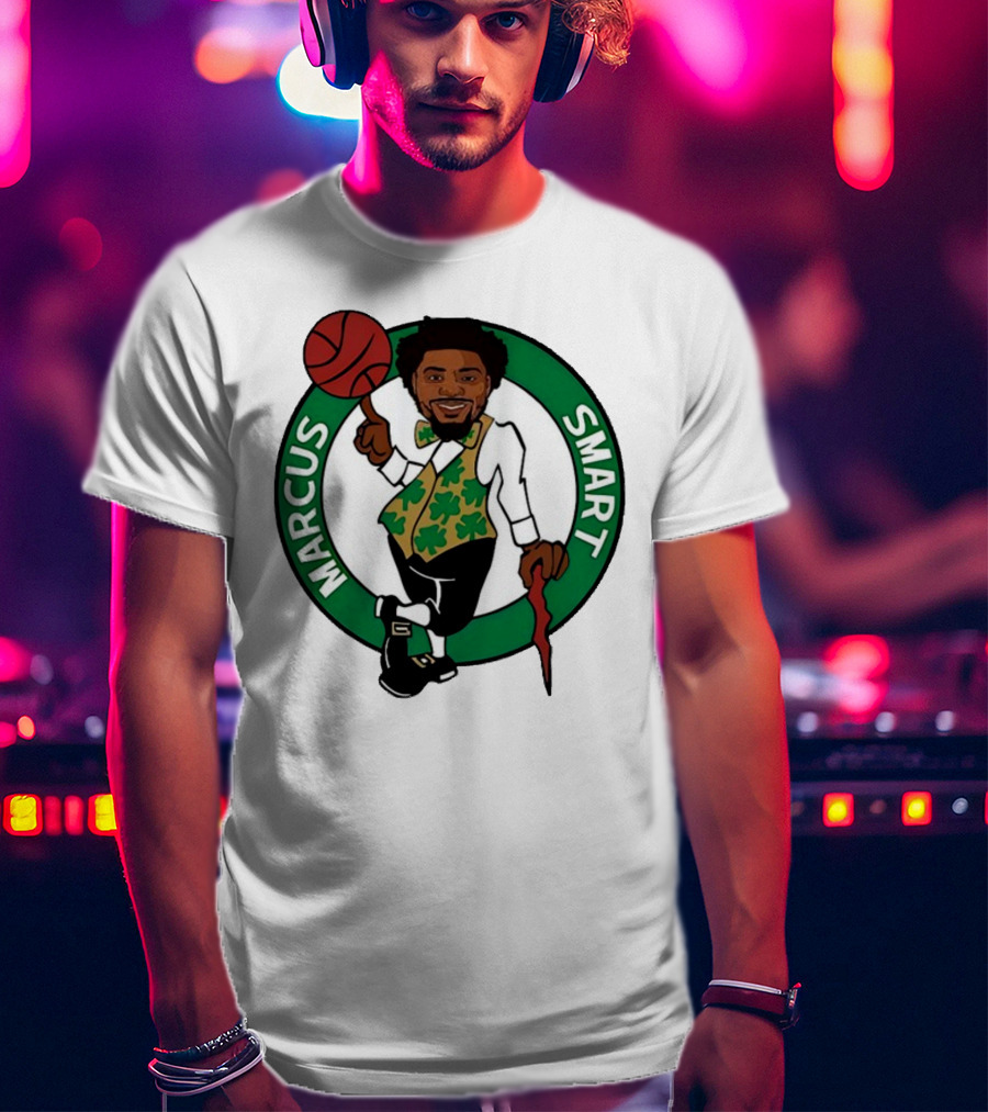 Marcus Smart Celtics Basketball Character T-Shirt