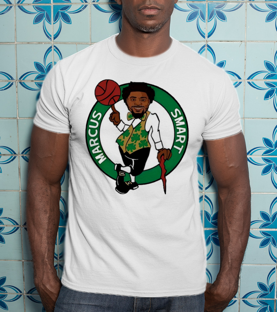 Marcus Smart Celtics Basketball Character T-Shirt