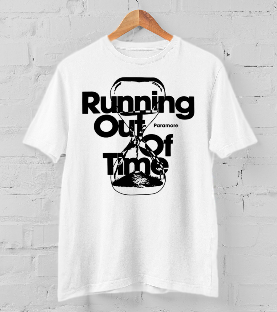 Paramore Running Out Of Time Hourglass T-Shirt