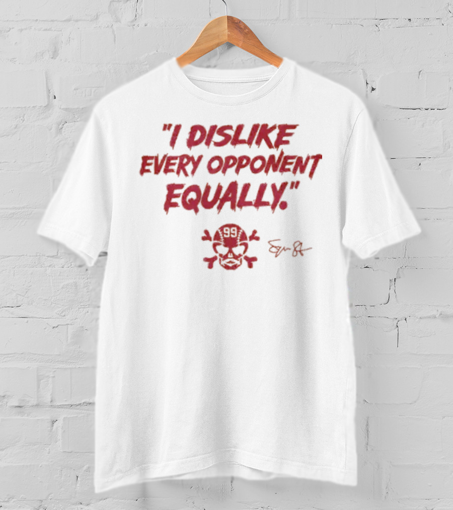 I Dislike Every Opponent Equally 99 Skull Сергей Базаревич T-Shirt